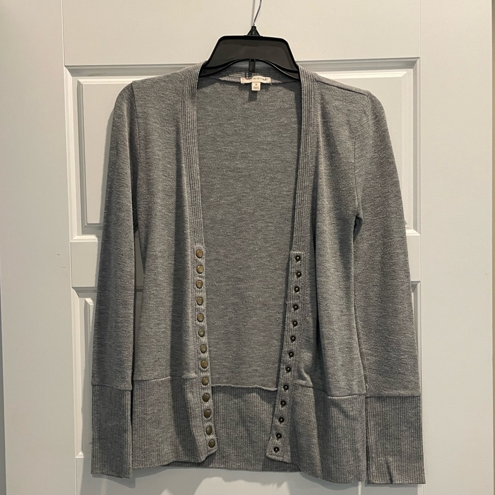 Gray cardigan